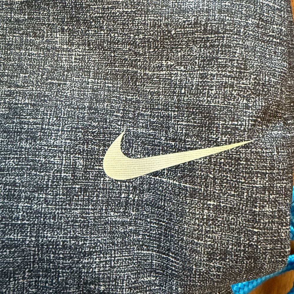 Nike EUC Heathered Navy with royal strings Gym Sack zipper front training bag - Picture 7 of 7